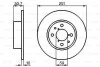 Диск гальмівний (задній) Alfa Romeo 164 87-98/Fiat Bravo/Stilo 01-14 (251.5x10) BOSCH 0 986 478 238 (фото 11)