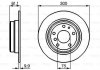 Диск гальмівний (задній) BMW 5 (E34) 87-96 (300x10) (з покриттям) BOSCH 0 986 478 321 (фото 2)