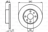 Диск гальмівний (передній) Fiat Fiorino (146/147) 86-01/Panda 91-03 (240.2x12) BOSCH 0 986 478 353 (фото 7)