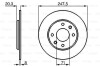 Тормозной диск задний невентилируемый BOSCH 0 986 478 371 (фото 1)