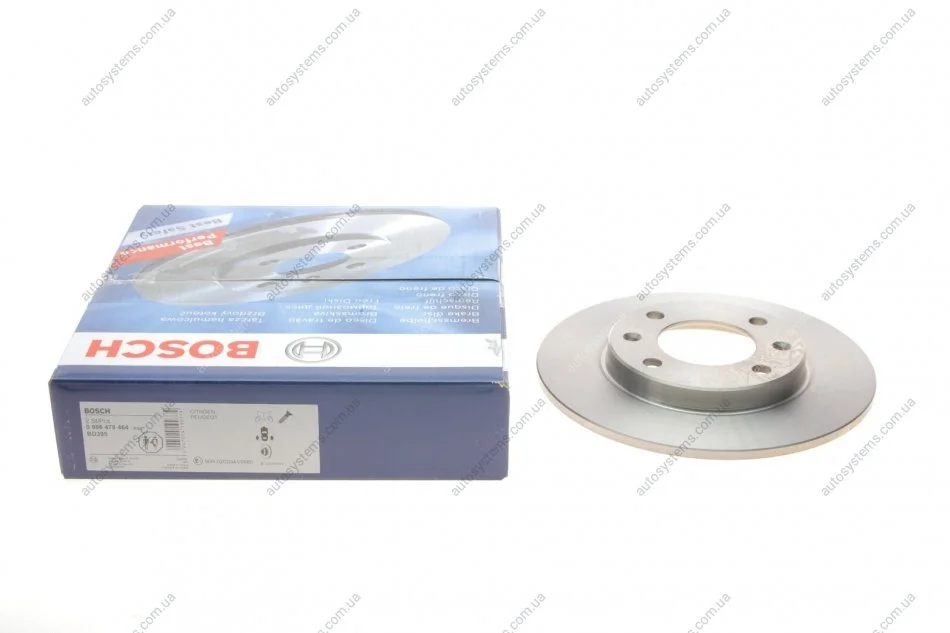 Диск гальмівний (задній) Citroen Saxo/Xsara/Peugeot 106/206/306 91- (247x8) BOSCH 0 986 478 464 (фото 1)