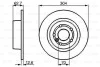 Диск гальмівний (задній) Land Rover Range Rover II/III 94-12 (304x12.6) BOSCH 0 986 478 497 (фото 16)