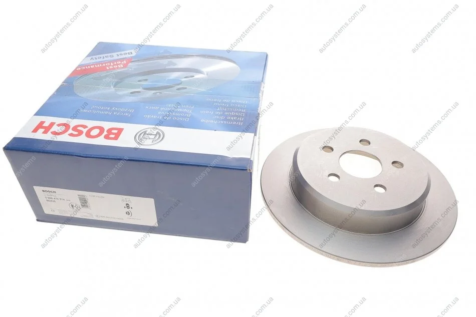 Диск гальмівний (задній) Dodge Neon/Stratus 94-02 (269.8x9) BOSCH 0 986 478 514 (фото 1)