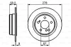 Тормозной диск задний невентилируемый BOSCH 0 986 478 565 (фото 1)