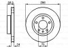 Диск гальмівний (передній) Opel Omega B 2.0 94-00 (286x24) (вентильований) BOSCH 0 986 478 594 (фото 2)