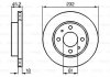 Диск гальмівний (передній) Nissan Almera 1.4 95-00 BOSCH 0 986 478 650 (фото 1)