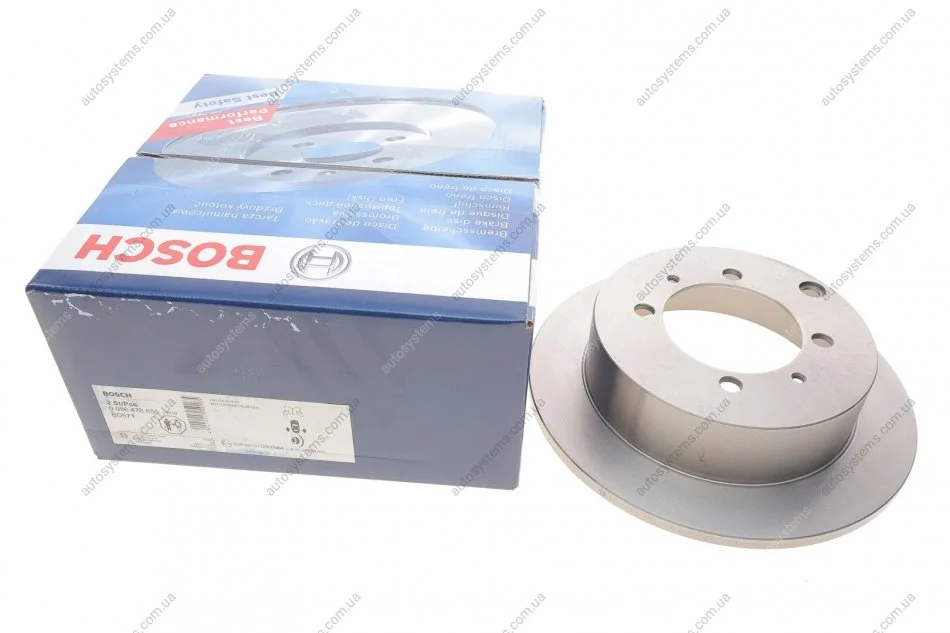 Тормозной диск BOSCH 0 986 478 655 (фото 1)