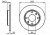 Диск гальмівний (передній) Citroen Xsara -05/Peugeot 206 02- (247x13) BOSCH 0 986 478 887 (фото 7)