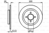 Диск тормозной BOSCH 0 986 479 049 (фото 1)