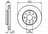 Диск гальмівний (передній) Fiat 500/Panda 03- (240.5x20) BOSCH 0 986 479 121 (фото 7)