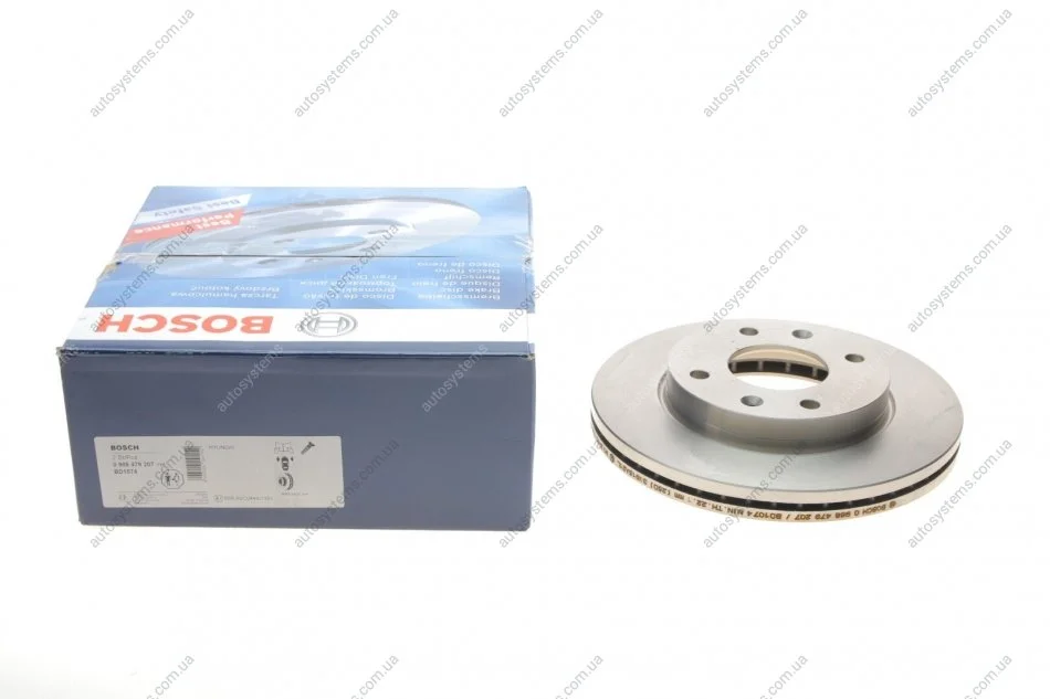 Тормозной диск BOSCH 0 986 479 207 (фото 1)