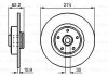 Диск гальмівний (задній) Renault Laguna II/Scenic II (274x11) (+ABS) з підшипником BOSCH 0 986 479 273 (фото 7)