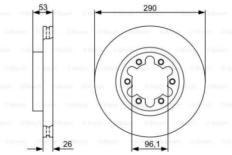 Диск тормозной BOSCH 0 986 479 355