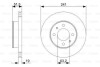 Диск гальмівний (передній) Hyundai Accent II 1.3-1.6 00-05 (240,8x19) (вентил.) BOSCH 0 986 479 377 (фото 2)