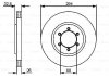 Диск гальмівний (передній) Ssangyong Rexton 02- (294x26) (вентильований) BOSCH 0 986 479 416 (фото 2)