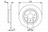 Тормозной диск задний невентилируемый BOSCH 0 986 479 515 (фото 1)