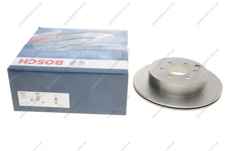 Тормозной диск BOSCH 0 986 479 533 (фото 1)