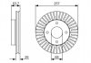 Диск гальмівний (передній) Nissan NV200 10- (256,5x26) (вентильований) BOSCH 0 986 479 535 (фото 9)