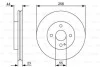 Диск гальмівний (передній) Mazda 2 07-15 (288x23) (з вентиляцією) BOSCH 0 986 479 541 (фото 7)