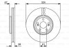 Диск гальмівний (передній) Renault Espace IV/ Vel Satis 02- (324x28) BOSCH 0 986 479 565 (фото 7)