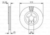 Тормозной диск BOSCH 0 986 479 642 (фото 1)