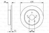Тормозной диск задний невентилируемый BOSCH 0 986 479 752 (фото 1)
