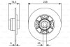 Тормозной диск задний невентилируемый BOSCH 0 986 479 760 (фото 1)