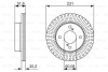 Тормозной диск передний вентилируемый BOSCH 0 986 479 778 (фото 6)