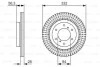 Диск гальмівний (передній) Mitsubishi Pajero IV 06- (332x28) (вентил.) BOSCH 0 986 479 782 (фото 14)