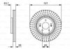 Тормозной диск BOSCH 0 986 479 786 (фото 1)