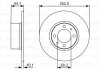 Диск гальмівний (передній) Lada 2101-2107/2121/2131 70- (252.5х10.1) BOSCH 0 986 479 988 (фото 2)