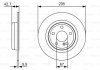 Диск гальмівний (задній) MB A-class (W176) /B-class (W246)/GLA-class (X156) 12- (295x10) BOSCH 0 986 479 A04 (фото 2)