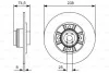 Тормозной диск задний невентилируемый BOSCH 0 986 479 A48 (фото 1)