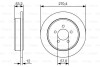 Тормозной диск задний невентилируемый BOSCH 0 986 479 A80 (фото 1)