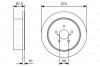 Тормозной диск задний невентилируемый BOSCH 0 986 479 A82 (фото 1)