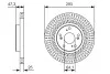 Тормозной диск BOSCH 0 986 479 B02 (фото 9)