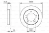 Диск гальмівний (передній) Suzuki Jimny 1.3 16V 01- (289.6x10) BOSCH 0 986 479 B09 (фото 2)