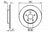 Тормозной диск задний невентилируемый BOSCH 0 986 479 B65 (фото 6)