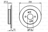 Тормозной диск задний невентилируемый BOSCH 0 986 479 B95 (фото 6)