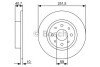 Тормозной диск задний невентилируемый BOSCH 0 986 479 C83 (фото 1)