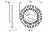 Диск гальмівний (передній) BMW 1 (F40)/2 (F45)/X1 (F48)/Mini Cooper S 13-(330x24) BOSCH 0 986 479 C94 (фото 6)