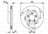 Диск гальмівний (передній) Porsche Panamera 09-16 (R) (360x36) BOSCH 0 986 479 D23 (фото 2)