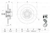 Диск тормозной BOSCH 0 986 479 F42 (фото 1)