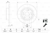 Тормозной диск BOSCH 0 986 479 F76 (фото 1)