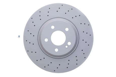 Диск гальмівний (передній) MB S-class (W222/V222/X222) 13- (342x32) BOSCH 0 986 479 G35