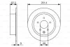 Диск гальмівний (задній) Nissan Juke 10-/Qashqai 07- (291.4x9) BOSCH 0 986 479 R14 (фото 2)