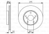 Диск гальмівний (передній) Toyota Auris/Corolla 07-12 (275x22) (з покрит.) (вентил.) BOSCH 0 986 479 R97 (фото 2)