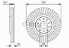 Диск гальмівний (передній) Audi A4/A6 97-08 (320x30) (вент.) BOSCH 0 986 479 S30 (фото 2)