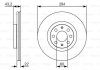 Диск гальмівний (передній) Fiat Punto 12-/Opel Corsa 06- (284x22) BOSCH 0 986 479 S91 (фото 2)