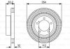 Диск гальмівний (передній) Toyota Sequoia/Tundra/Land Cruiser 07-- (354x32) BOSCH 0 986 479 V50 (фото 1)